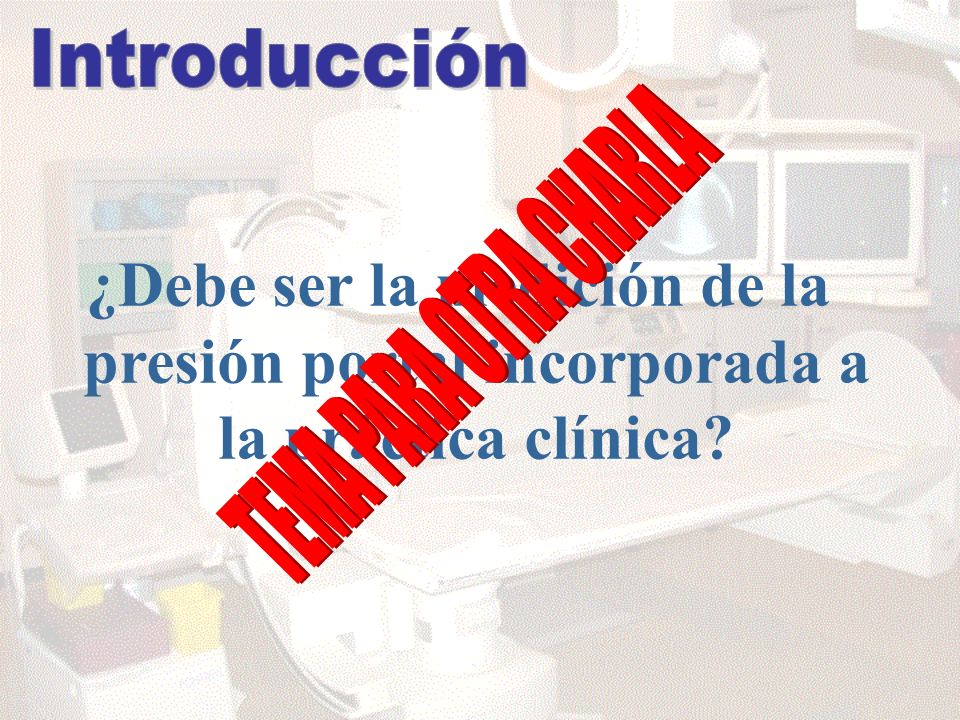 Introducción ¿Debe ser la medición de la presión portal incorporada a la práctica clínica.