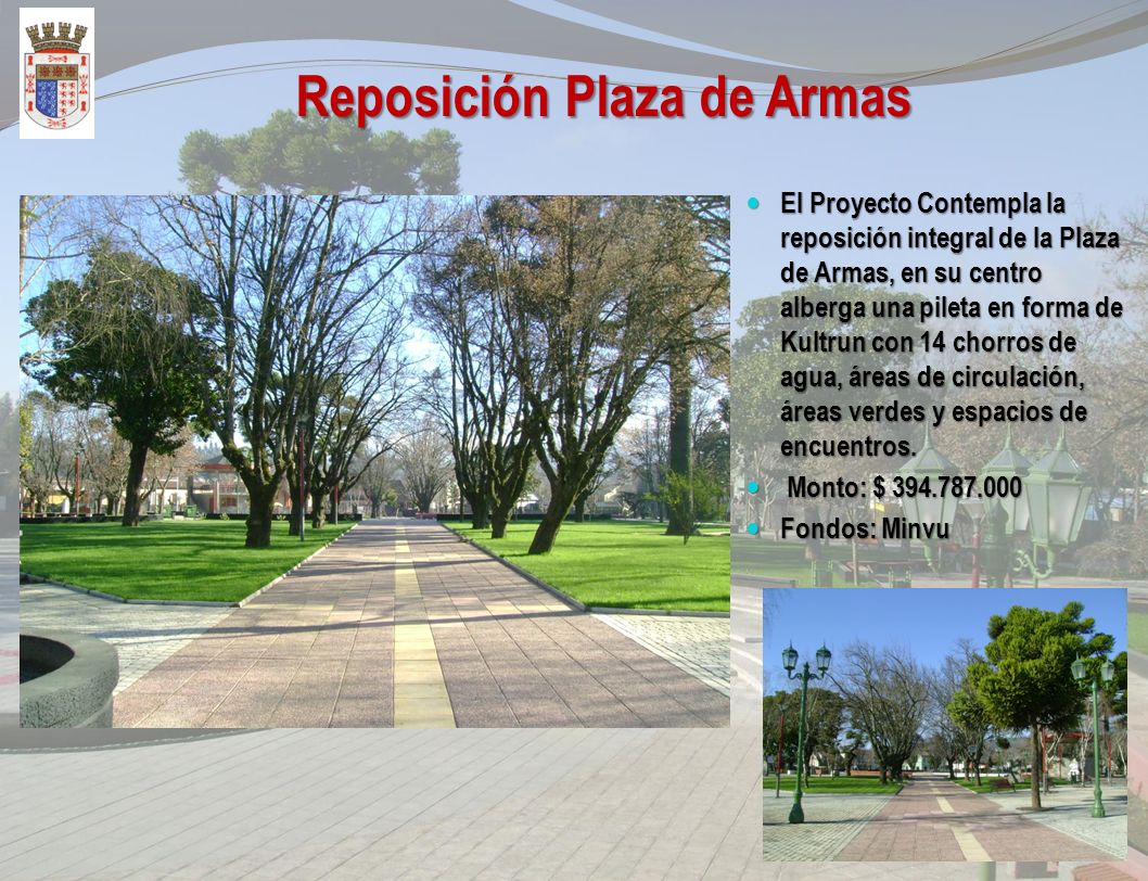 Reposición Plaza de Armas