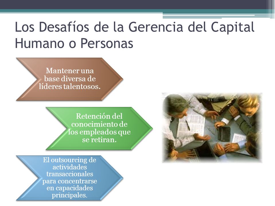 Los Desafíos de la Gerencia del Capital Humano o Personas