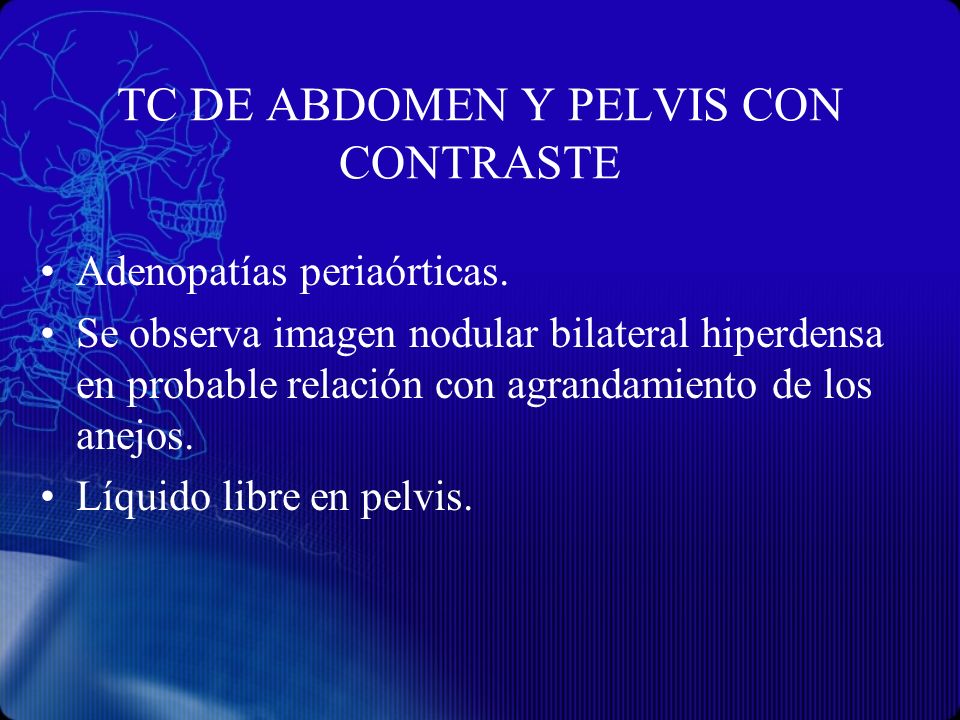 TC DE ABDOMEN Y PELVIS CON CONTRASTE