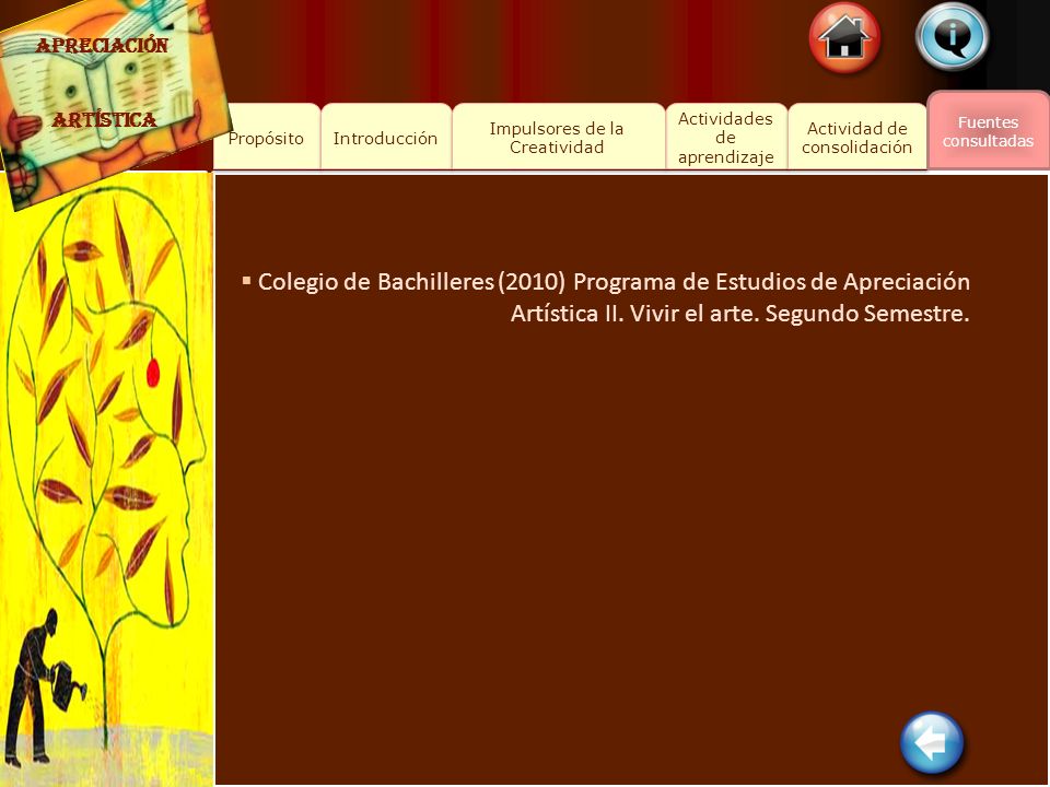 Colegio de Bachilleres (2010) Programa de Estudios de Apreciación