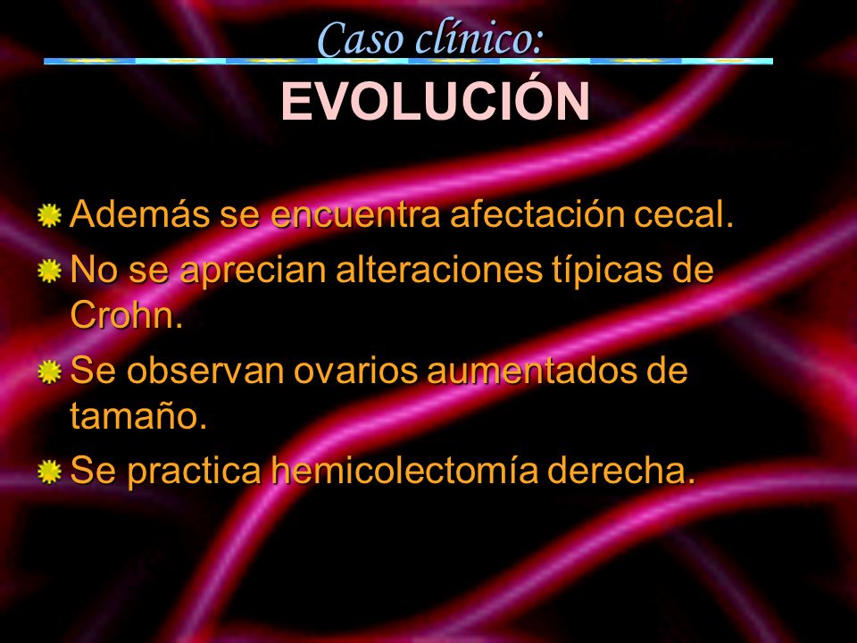Caso clínico: EVOLUCIÓN