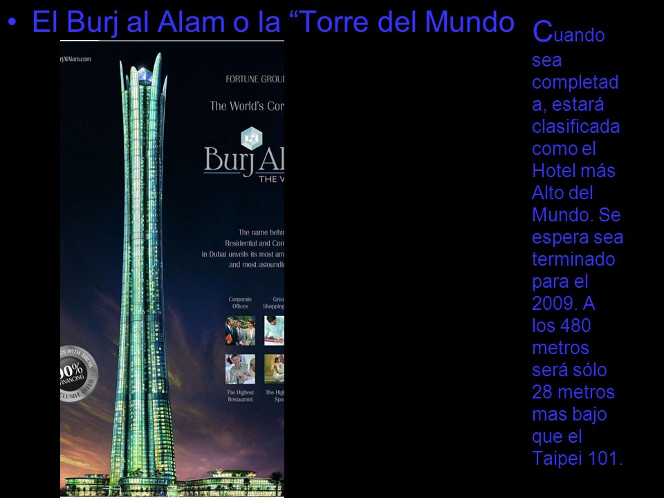 El Burj al Alam o la Torre del Mundo