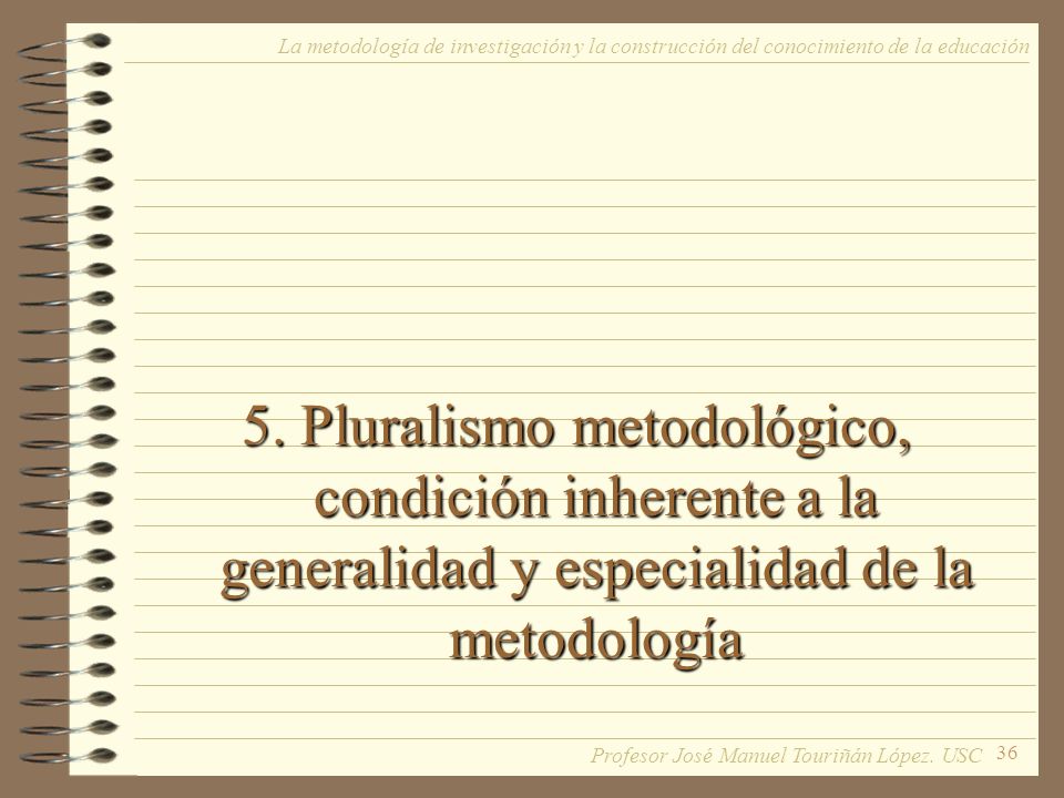La metodología de investigación y la construcción del conocimiento de la educación
