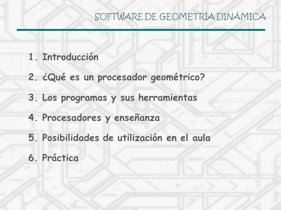 SOFTWARE DE GEOMETRÍA DINÁMICA