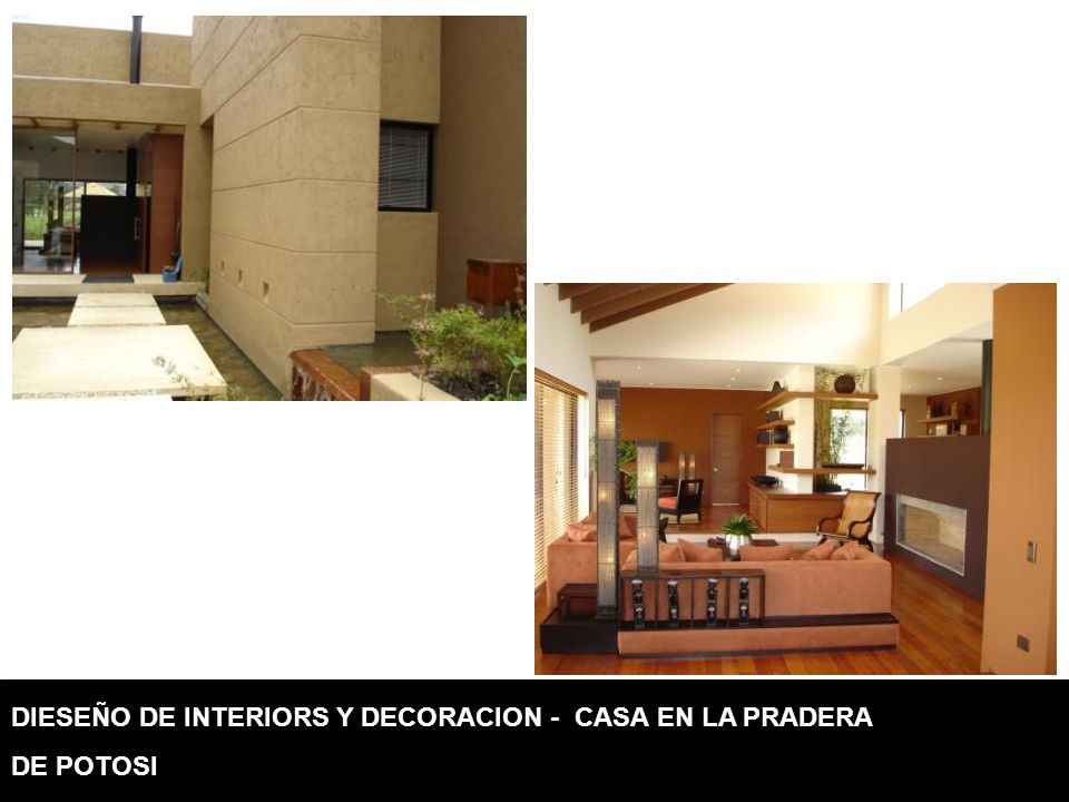 DIESEÑO DE INTERIORS Y DECORACION - CASA EN LA PRADERA