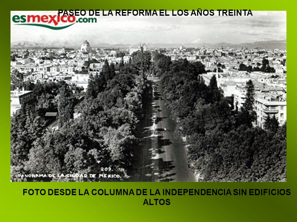 FOTO DESDE LA COLUMNA DE LA INDEPENDENCIA SIN EDIFICIOS ALTOS