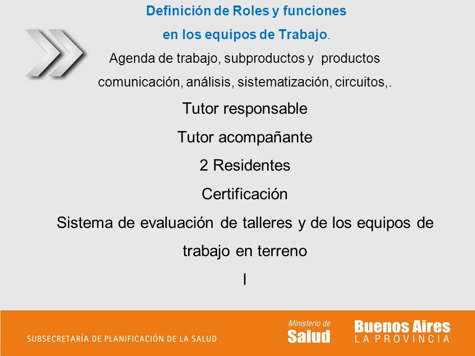 Definición de Roles y funciones en los equipos de Trabajo