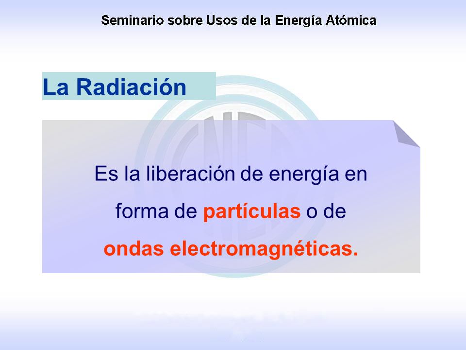 ondas electromagnéticas.