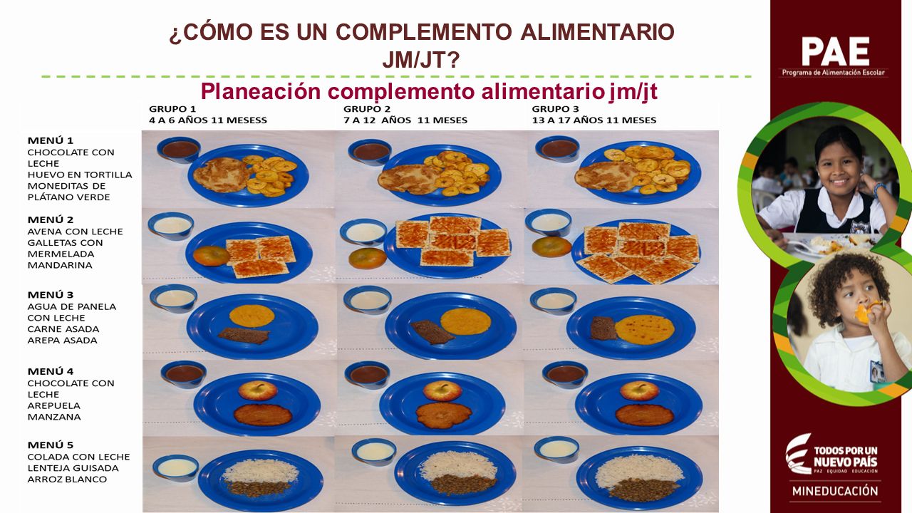 ¿CÓMO ES UN COMPLEMENTO ALIMENTARIO JM/JT