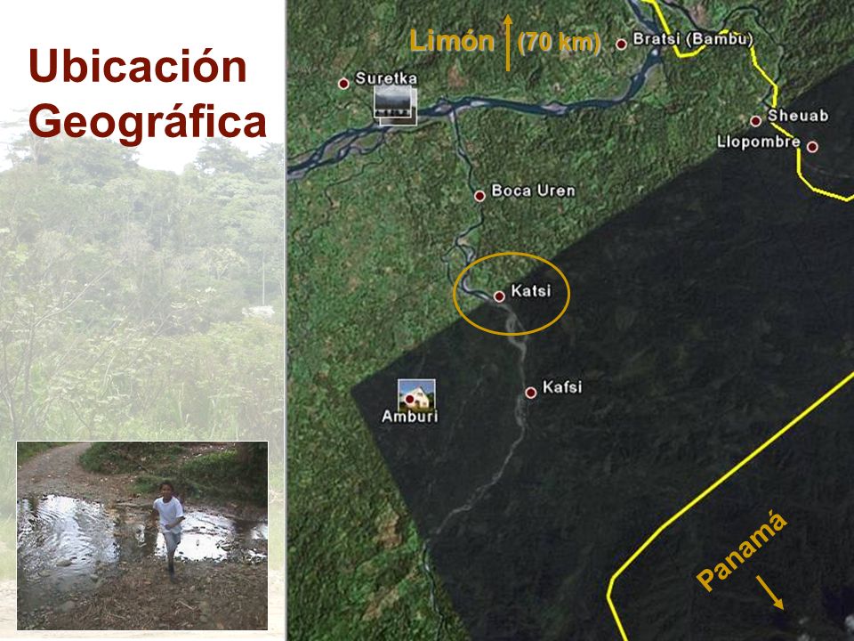 Ubicación Geográfica Limón (70 km) Panamá