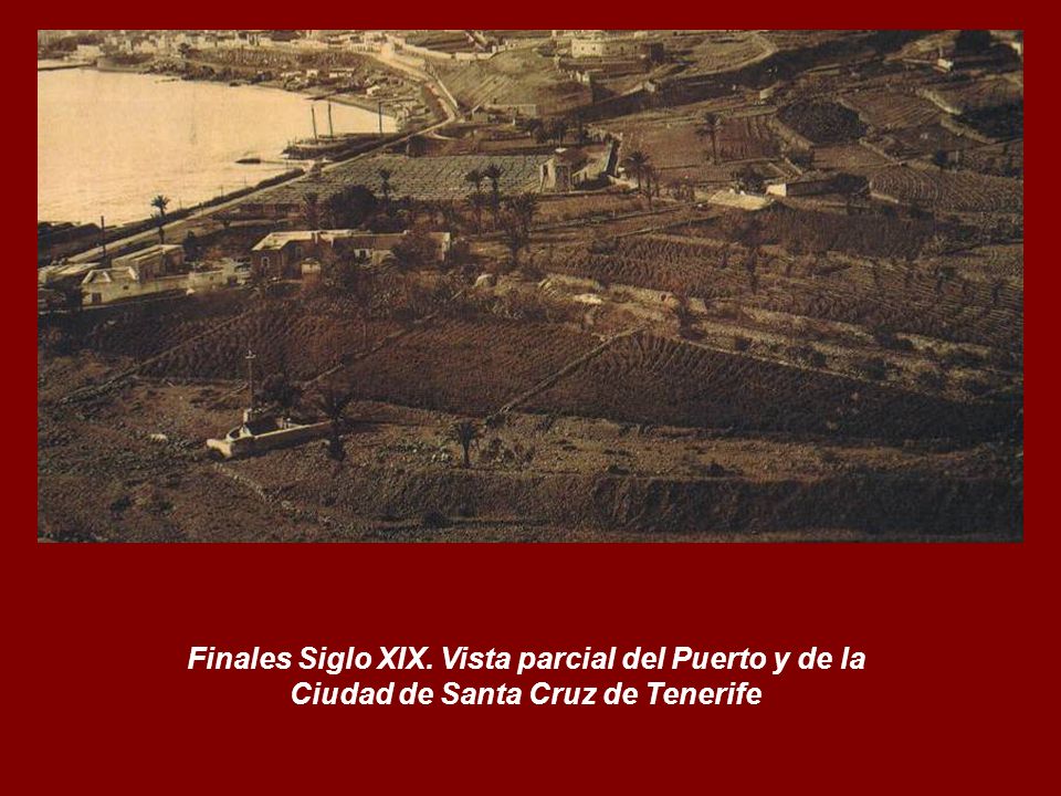 Finales Siglo XIX. Vista parcial del Puerto y de la