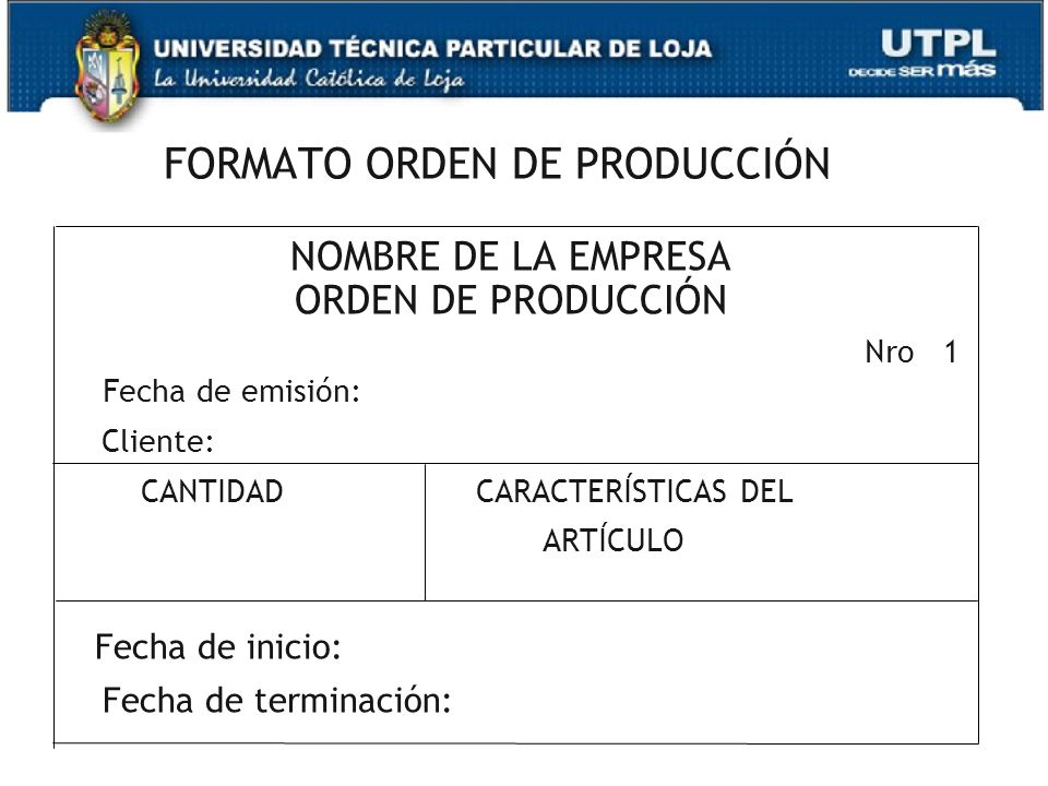 FORMATO ORDEN DE PRODUCCIÓN