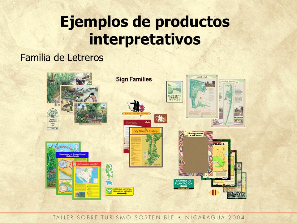 Ejemplos de productos interpretativos