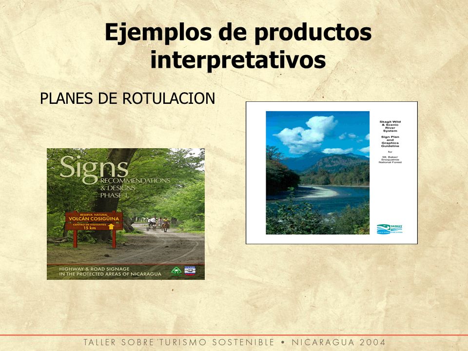 Ejemplos de productos interpretativos