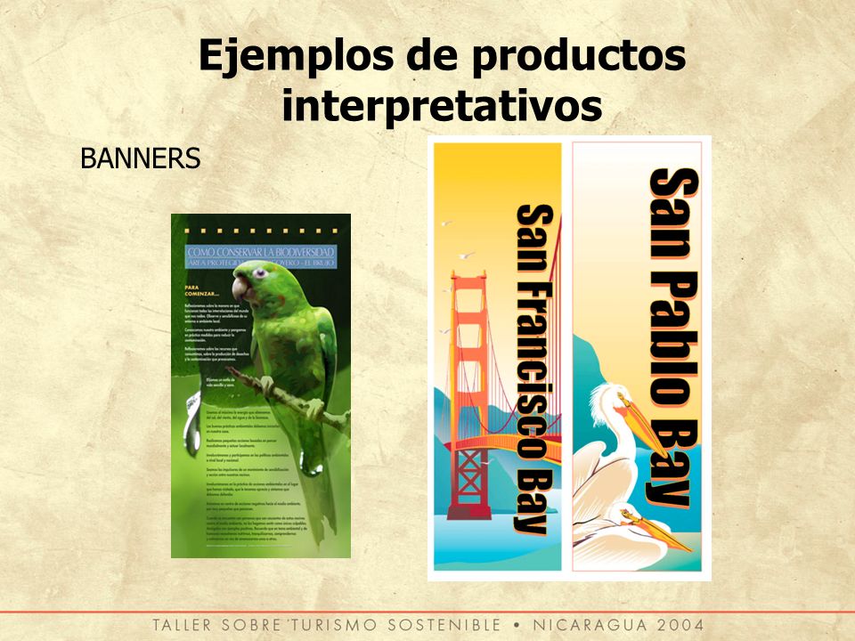 Ejemplos de productos interpretativos