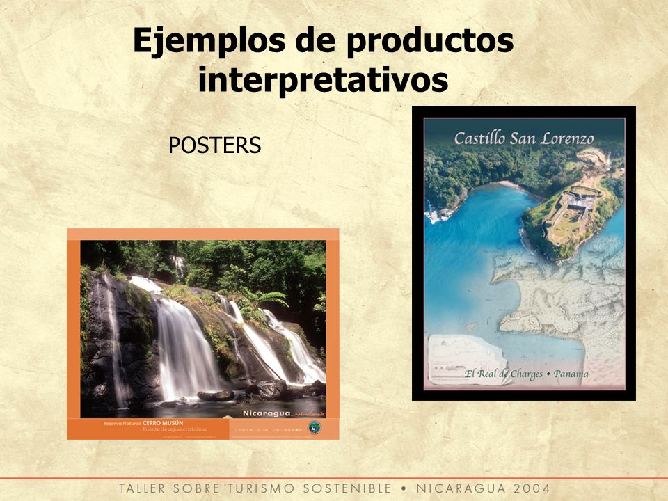 Ejemplos de productos interpretativos