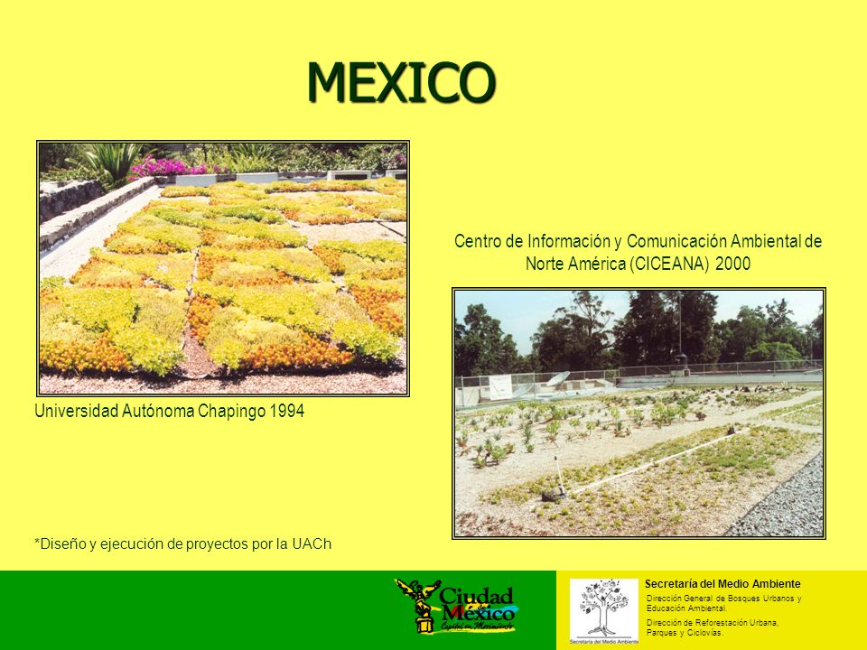 MEXICO Centro de Información y Comunicación Ambiental de Norte América (CICEANA) Universidad Autónoma Chapingo