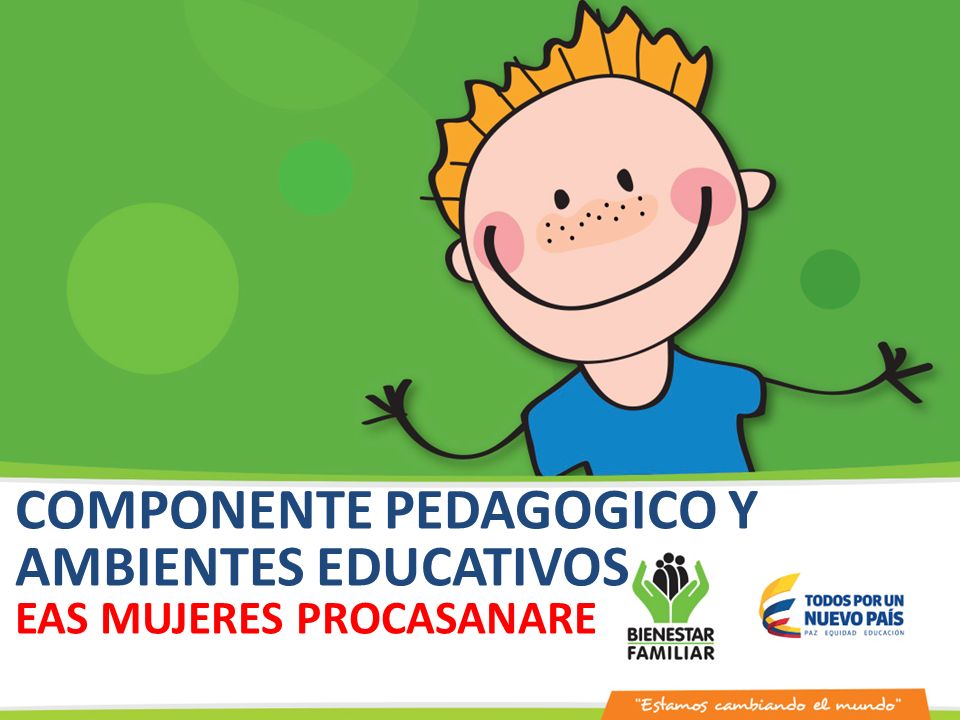 COMPONENTE PEDAGOGICO Y AMBIENTES EDUCATIVOS