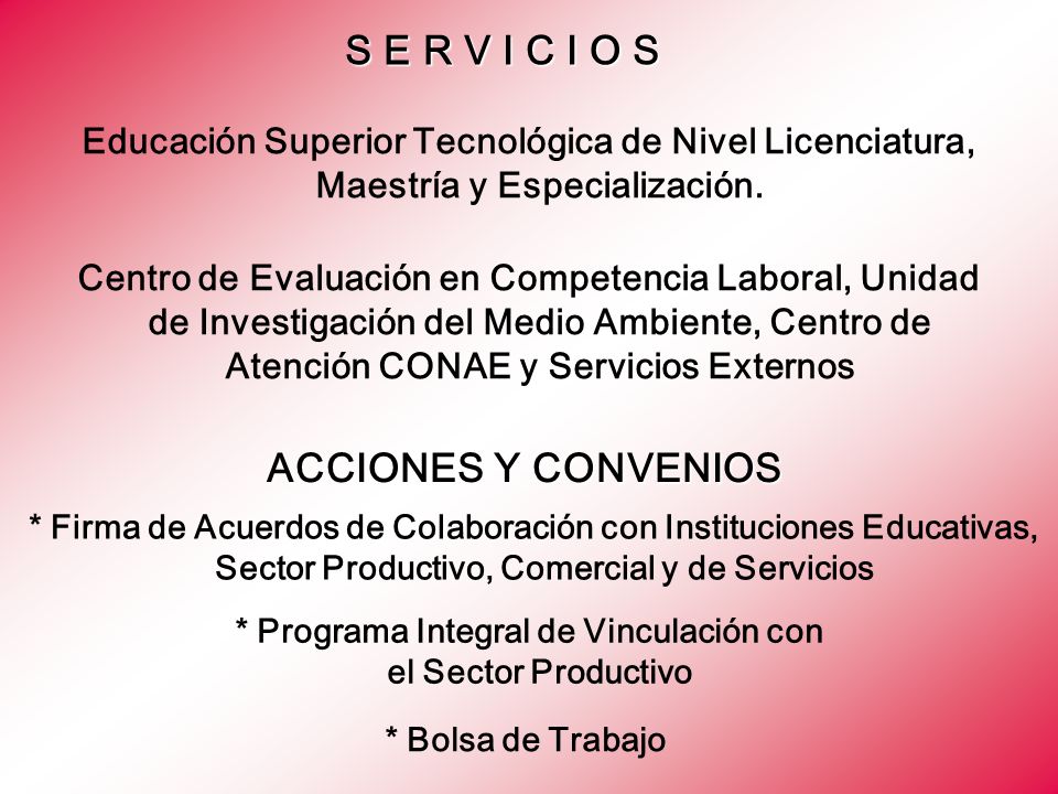 * Programa Integral de Vinculación con el Sector Productivo