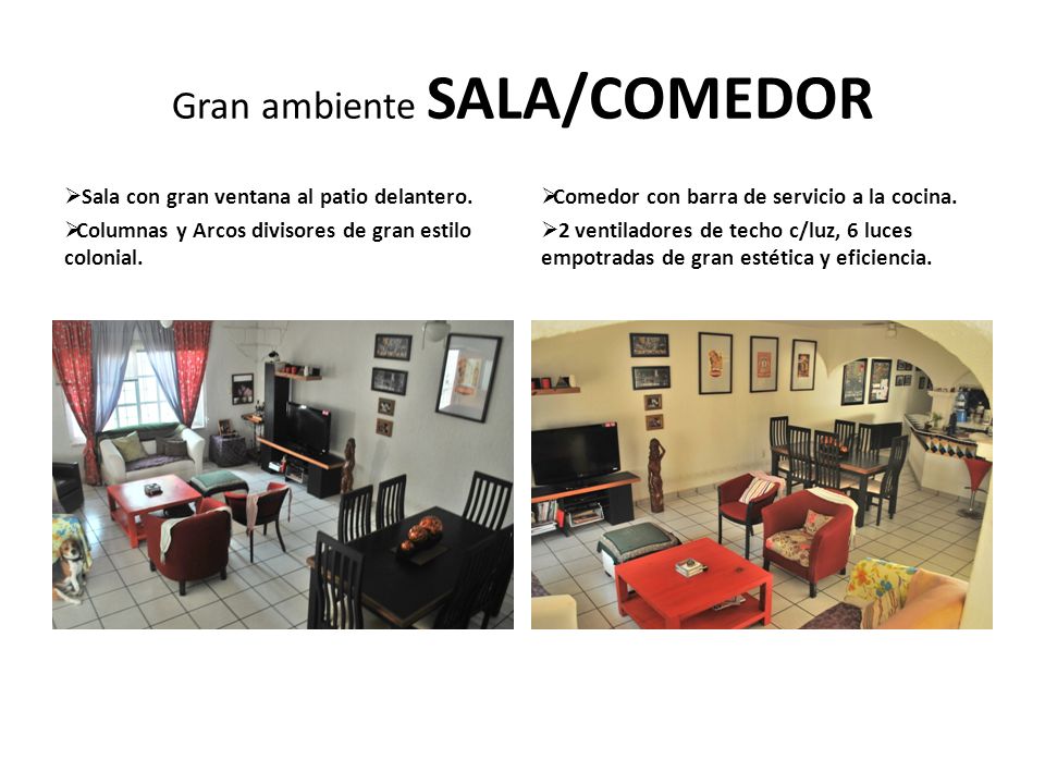 Gran ambiente SALA/COMEDOR