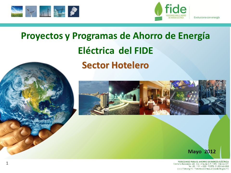 Proyectos y Programas de Ahorro de Energía Eléctrica del FIDE