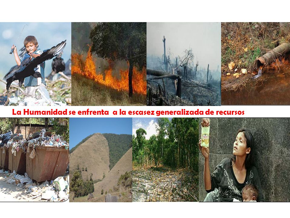 La Humanidad se enfrenta a la escasez generalizada de recursos