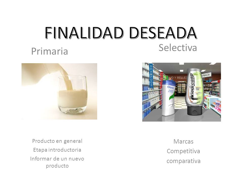 Informar de un nuevo producto