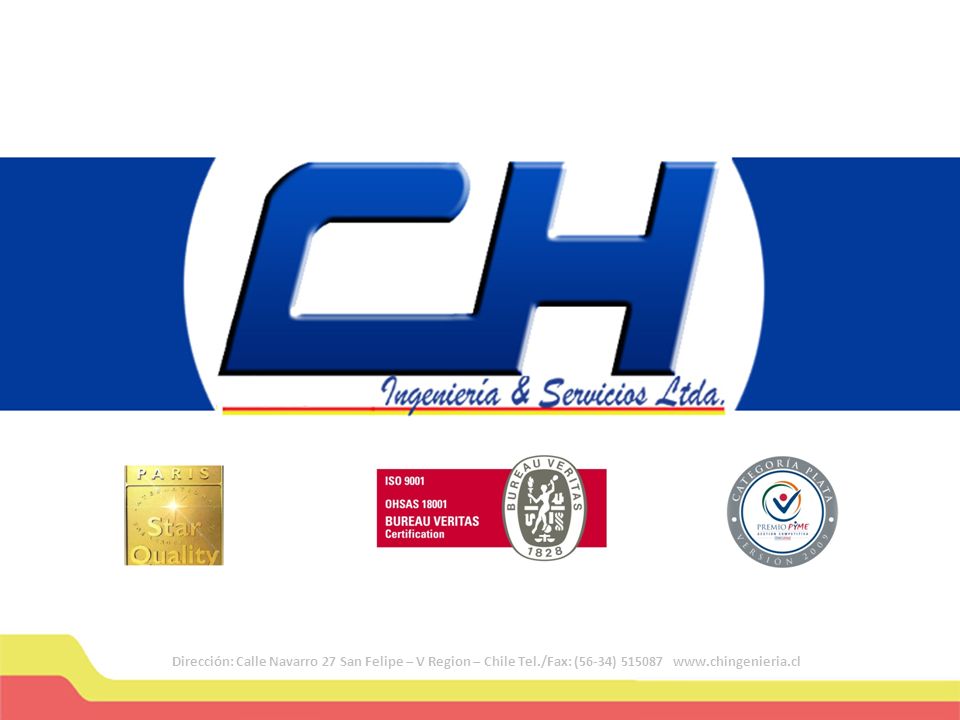 Dirección: Calle Navarro 27 San Felipe – V Region – Chile Tel