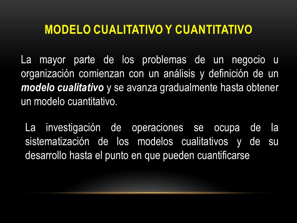 Tipos de Modelos en Investigación de Operaciones - ppt video online  descargar