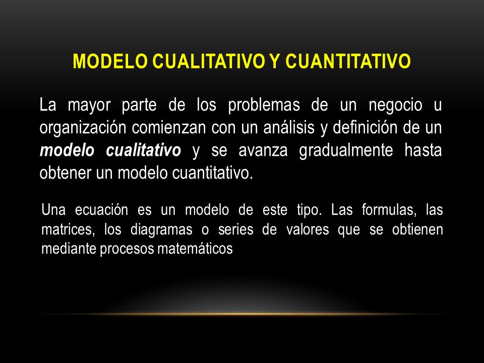 Tipos de Modelos en Investigación de Operaciones - ppt video online  descargar