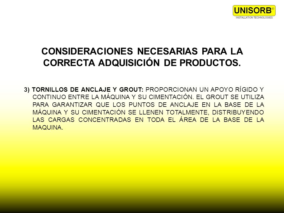 CONSIDERACIONES NECESARIAS PARA LA CORRECTA ADQUISICIÓN DE PRODUCTOS.