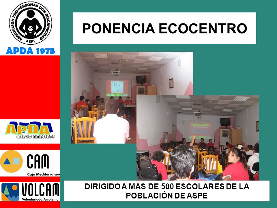 DIRIGIDO A MAS DE 500 ESCOLARES DE LA POBLACIÓN DE ASPE