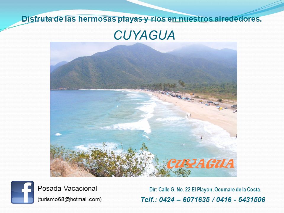 Disfruta de las hermosas playas y ríos en nuestros alrededores.