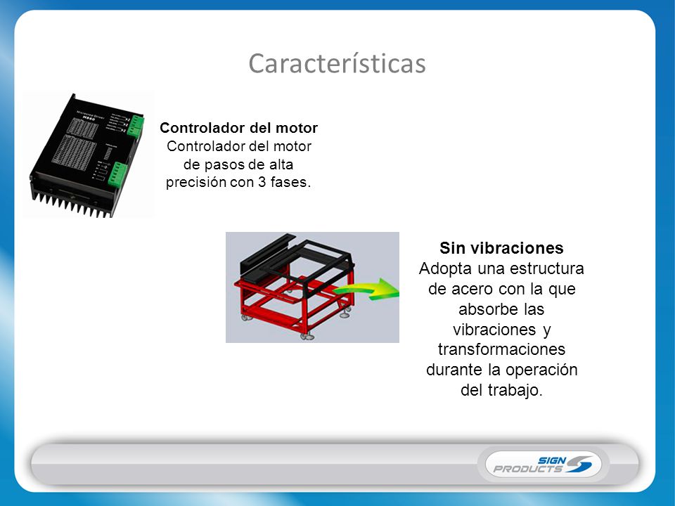 Controlador del motor de pasos de alta precisión con 3 fases.