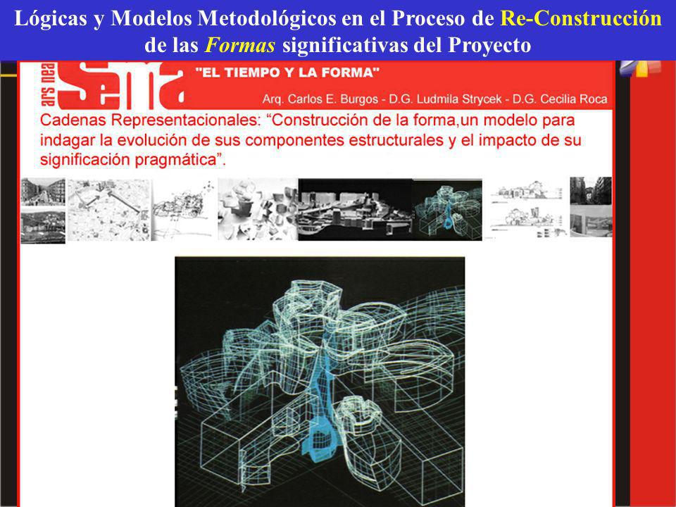 Lógicas y Modelos Metodológicos en el Proceso de Re-Construcción de las Formas significativas del Proyecto