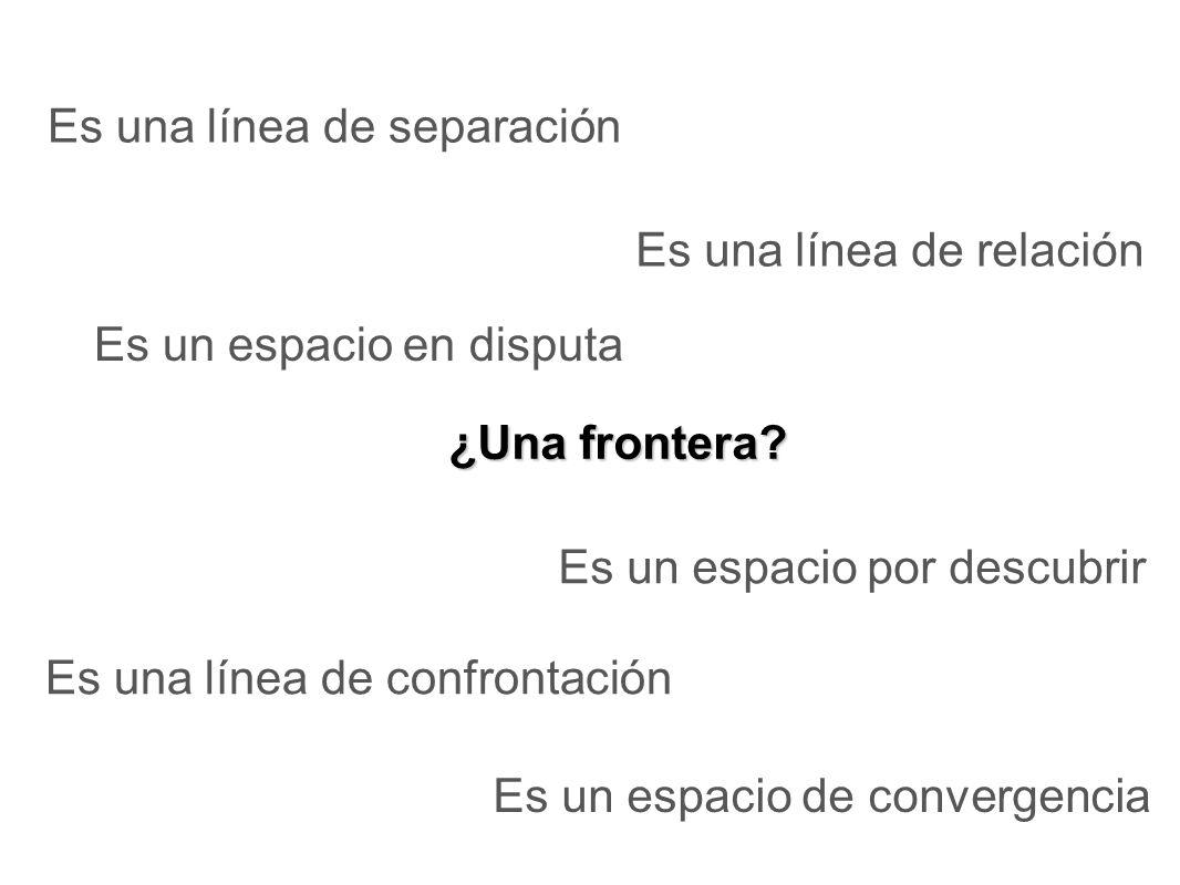 Es una línea de separación