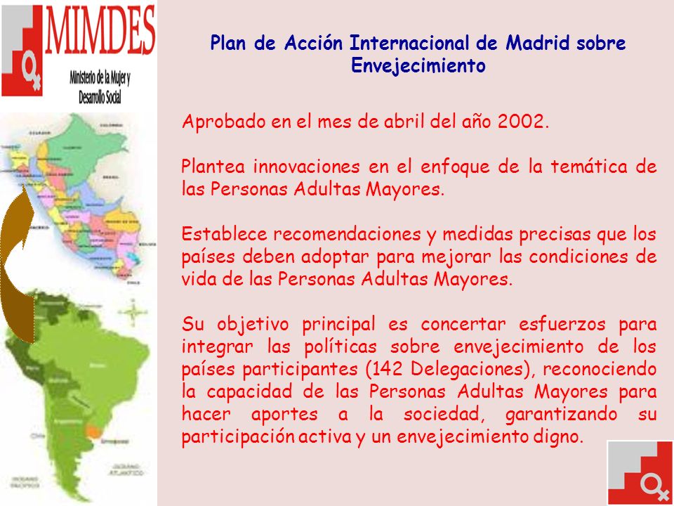Plan de Acción Internacional de Madrid sobre Envejecimiento