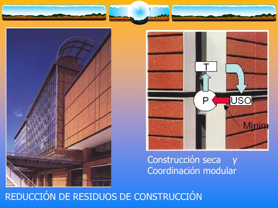 Construcción seca y Coordinación modular REDUCCIÓN DE RESIDUOS DE CONSTRUCCIÓN