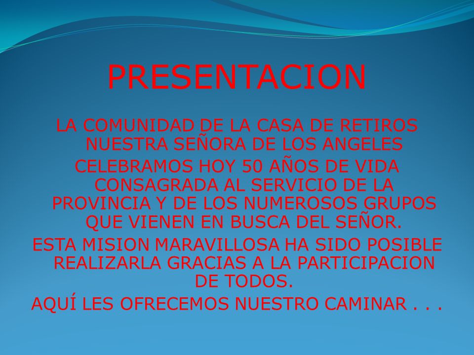 PRESENTACION