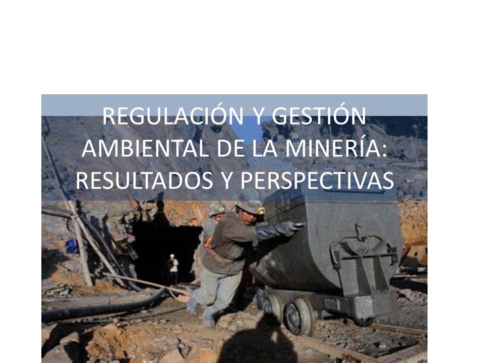 REGULACIÓN Y GESTIÓN AMBIENTAL DE LA MINERÍA: RESULTADOS Y PERSPECTIVAS