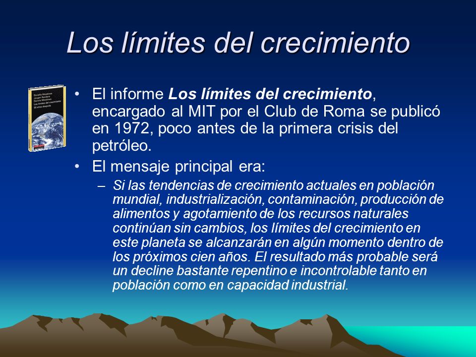 Los límites del crecimiento