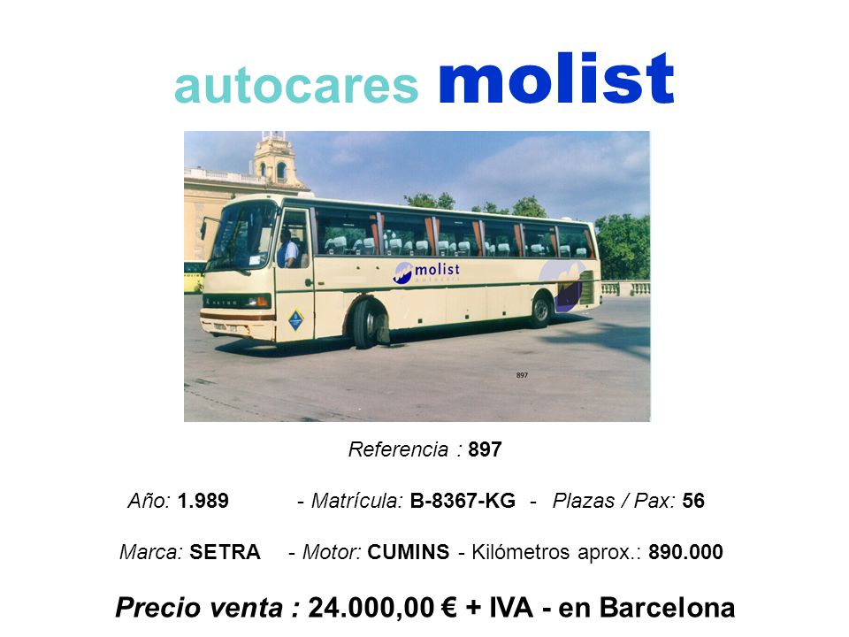 Precio venta : ,00 € + IVA - en Barcelona
