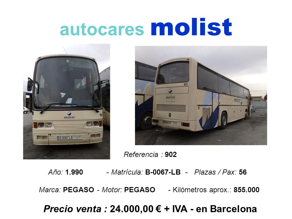 Precio venta : ,00 € + IVA - en Barcelona
