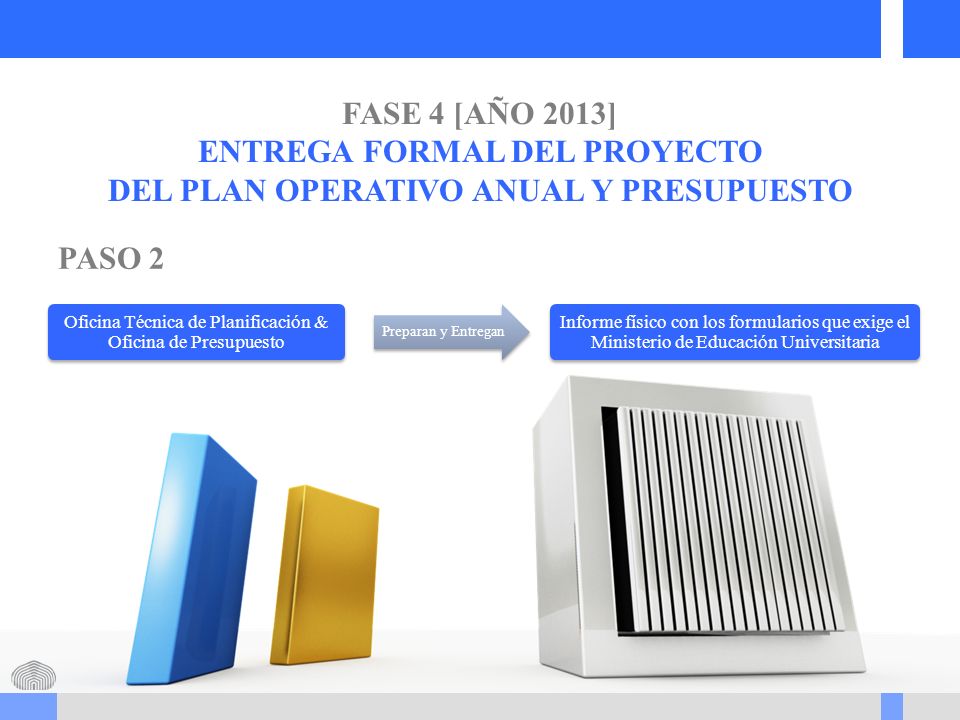 ENTREGA FORMAL DEL PROYECTO DEL PLAN OPERATIVO ANUAL Y PRESUPUESTO