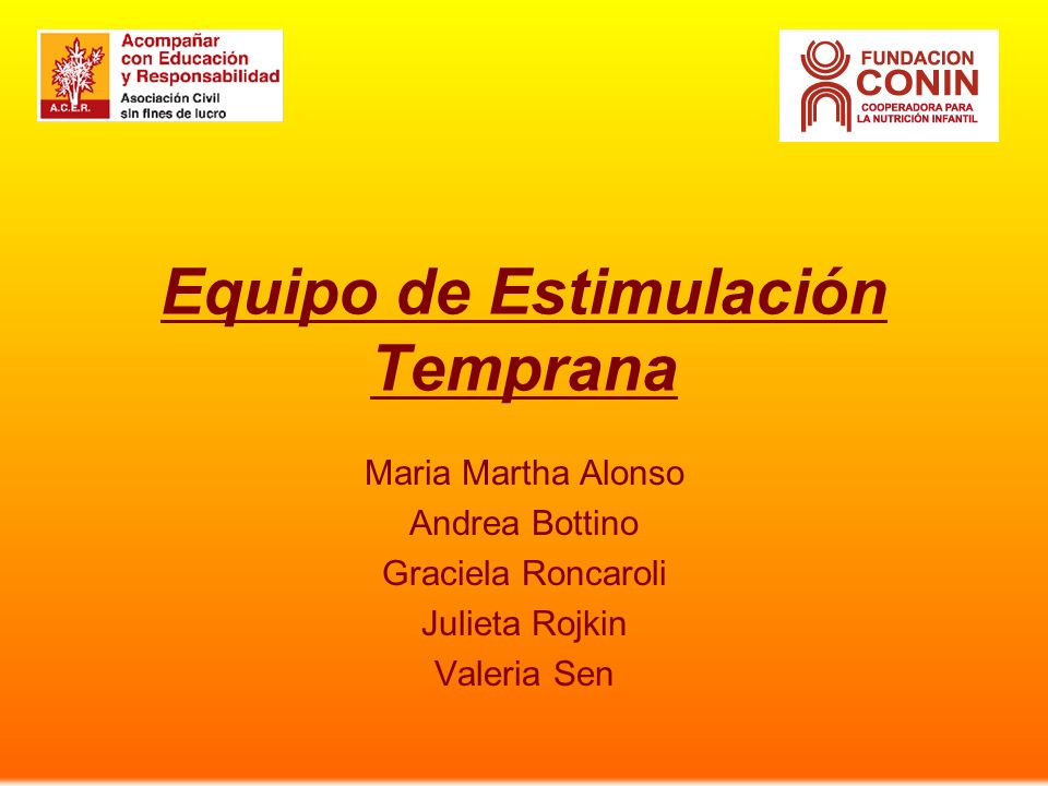 Equipo de Estimulación Temprana