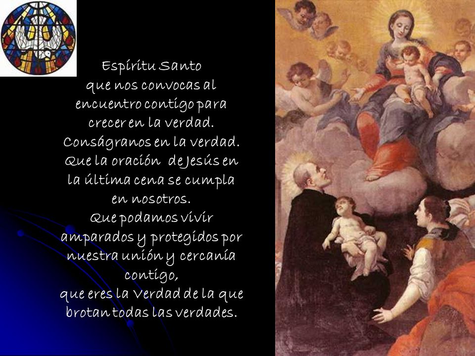 que nos convocas al encuentro contigo para crecer en la verdad.