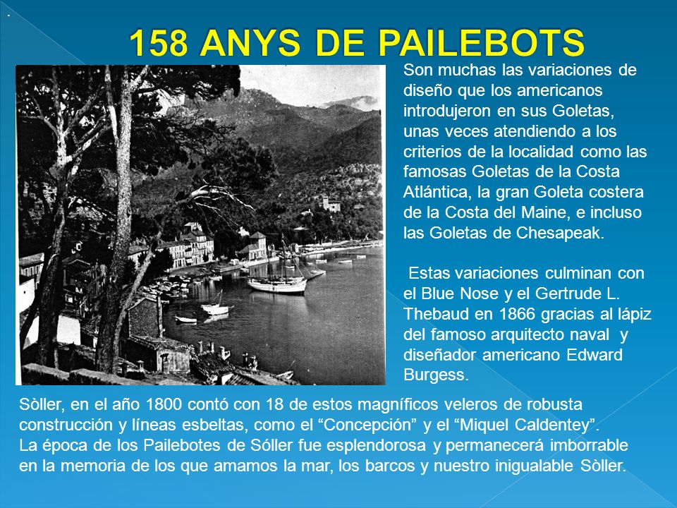 . 158 ANYS DE PAILEBOTS.