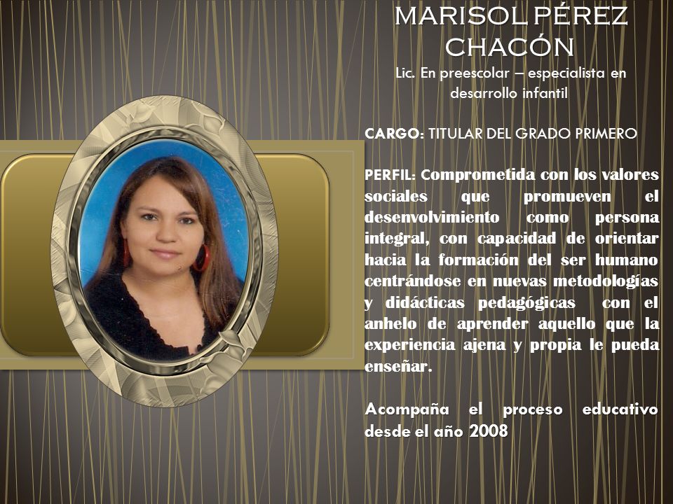 Lic. En preescolar – especialista en desarrollo infantil
