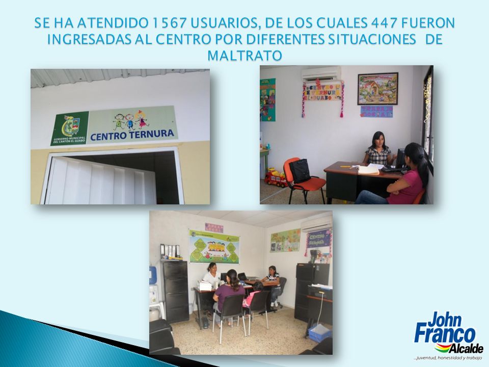 SE HA ATENDIDO 1567 USUARIOS, DE LOS CUALES 447 FUERON INGRESADAS AL CENTRO POR DIFERENTES SITUACIONES DE MALTRATO